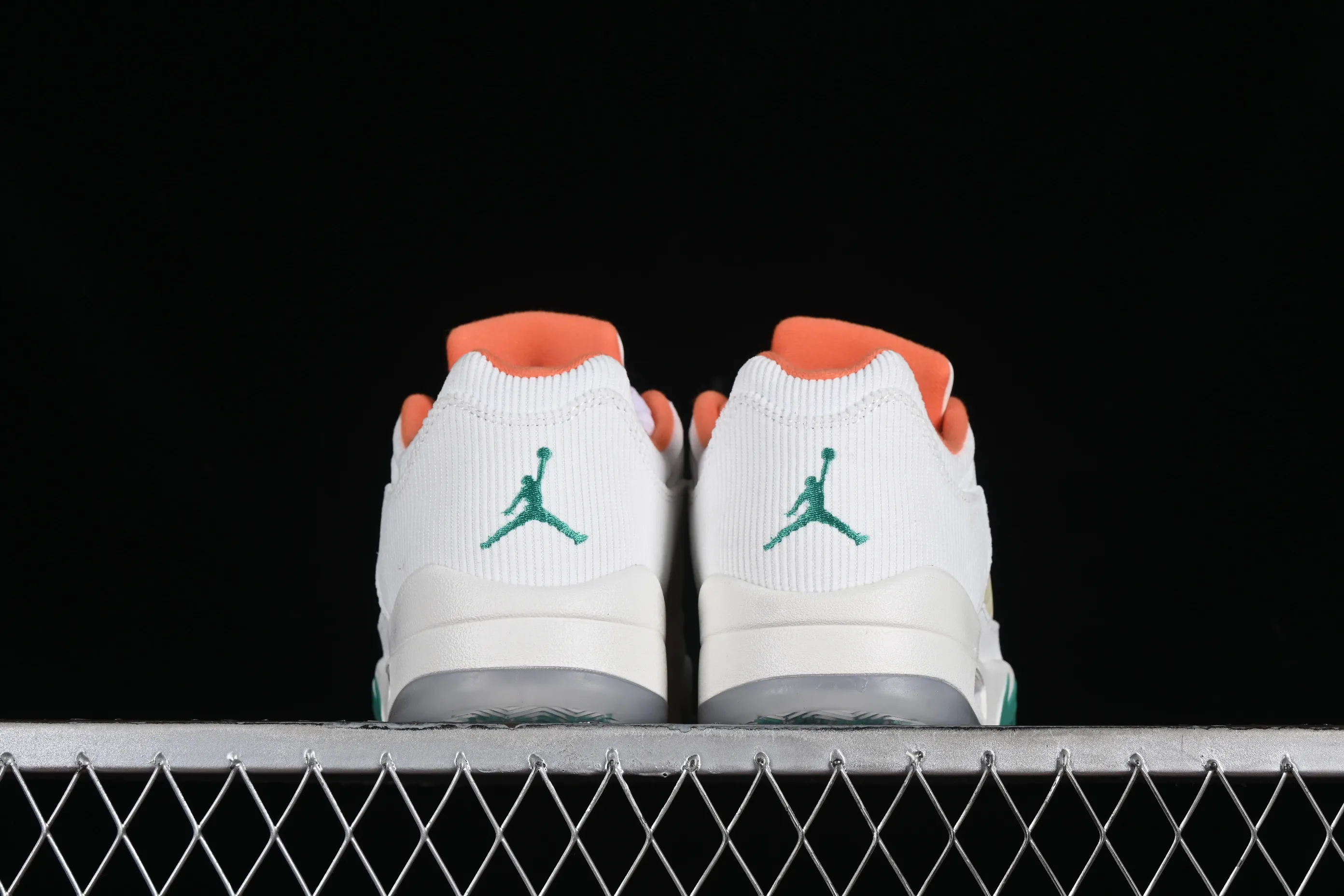 All categories Air Jordan Jordan series basketball shoes Air Jordan 5 Z version Air Jordan 5 Low AJ5 Joe 5 corduroy white orange green CW4204-100
